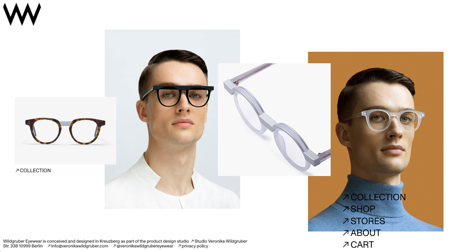 Veronika Wildgruber eyewear collection
