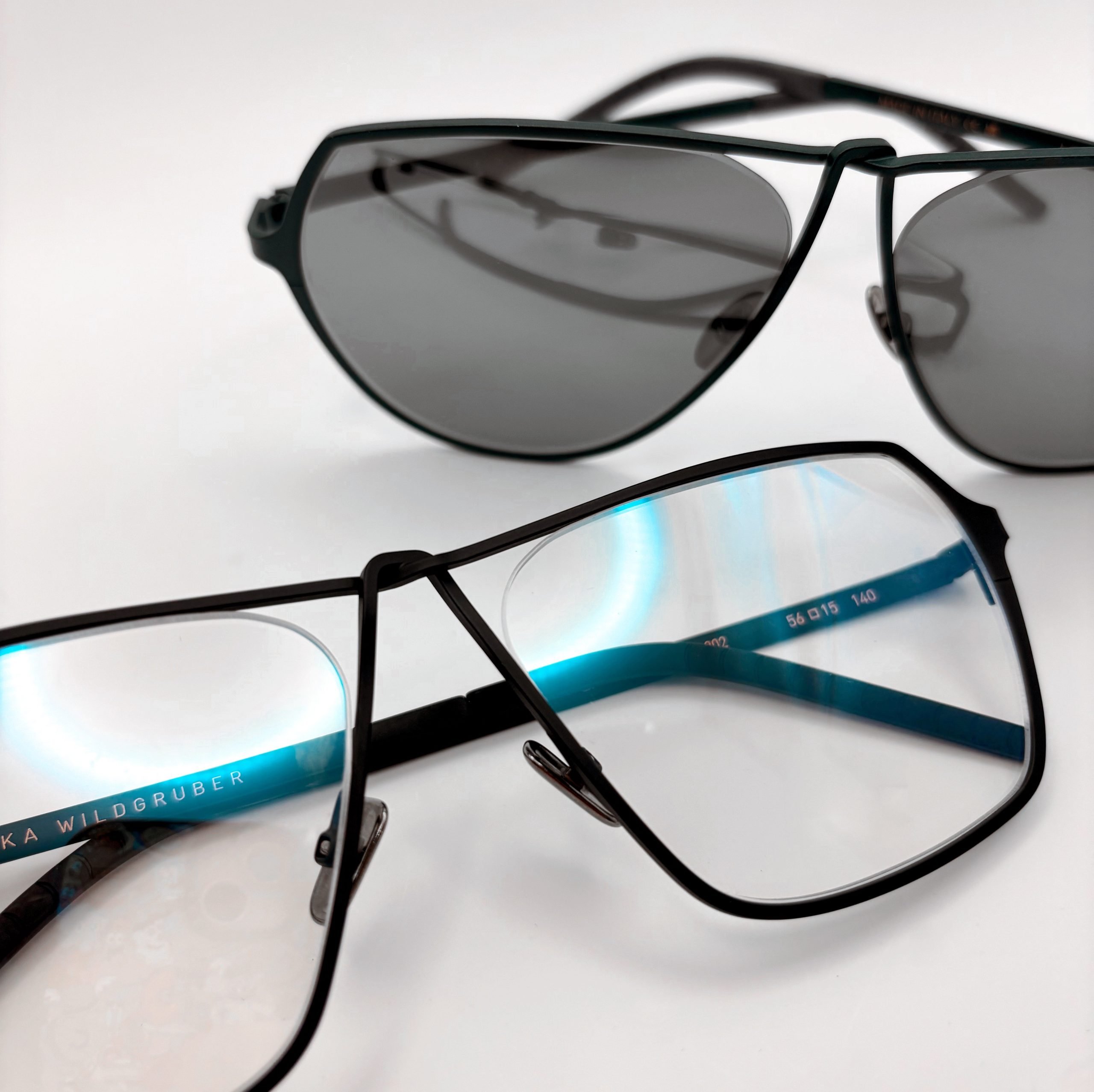 Independent aviator eyeglasses from Bright Side Optical