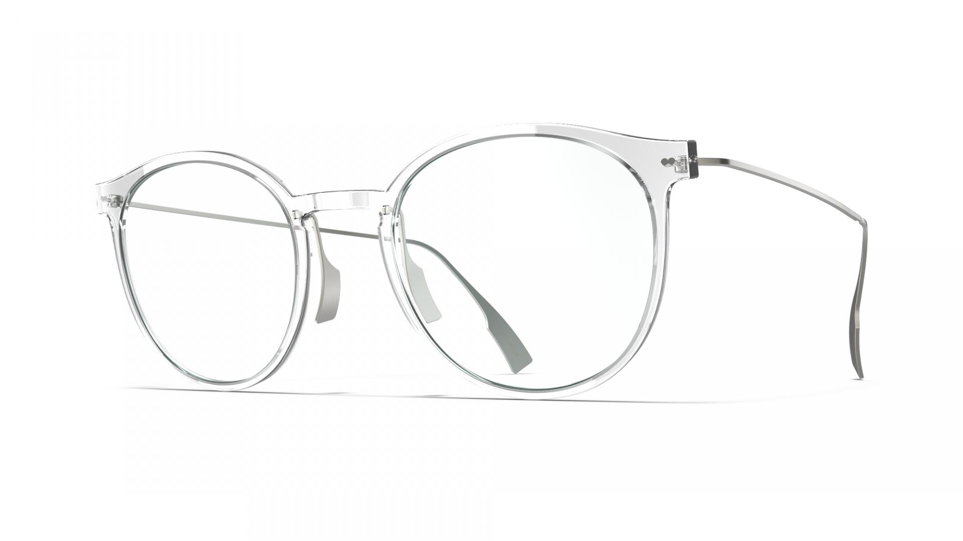 Angled view of Blackfin Vitra F2-D1 with a clear rounded polymer front and titanium components